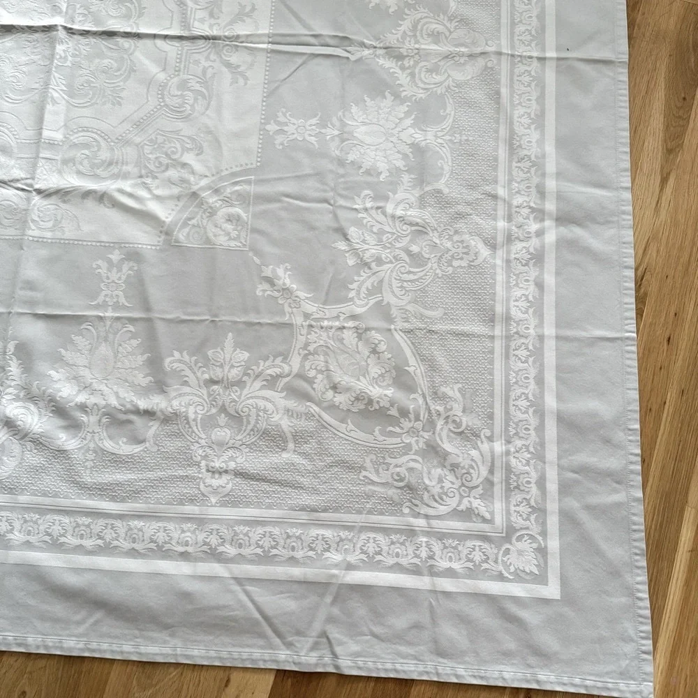 GARNIER-THIEBAUT france 100% COTON-COTTON BAUMWOLLE Tablecloth 74”